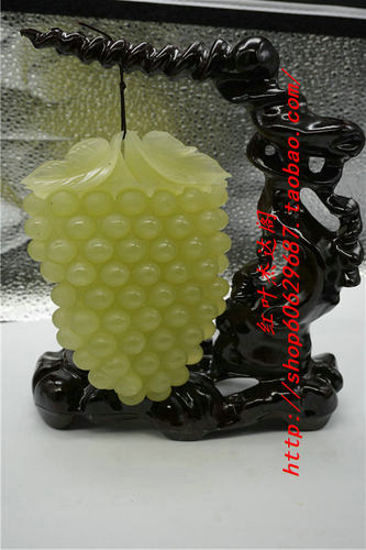 阿富汗白玉葡萄摆件硕果累累阿富汗玉 多子多福摆件硕果累累