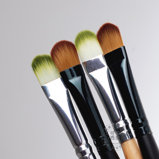 中长款便携式 化妆刷 眼影刷 扁头眼线刷眉刷 有独立包装袋化妆刷