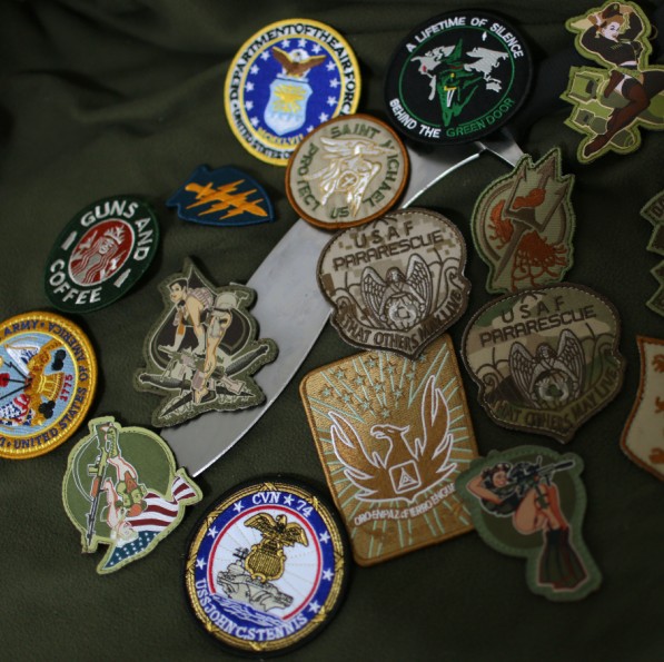 海豹战术臂章刺绣魔术贴