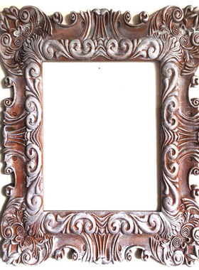 热销新款白色做旧古典主义风格镂空美容 卫生间 浴室镜框