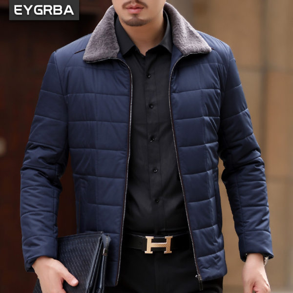 16年秋季款 Eygrba 爱格堡 男士休闲商务棉服外套 优惠券折后￥258包邮（￥358-100） 4色可选