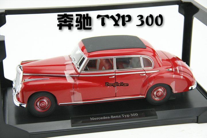 NOREV奔驰原厂1:18 BENZ 奔驰 TYP300老爷车收藏合金汽车模型