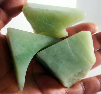 纯天然岫玉原石岫岩玉毛料DIY雕刻练手或标本收藏特价-4