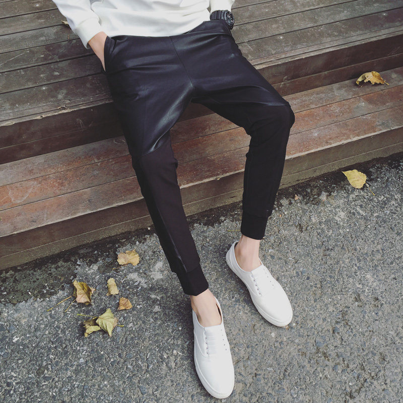 Pantalon cuir homme en vrac pour adolescent pour hiver - Ref 1493916 Image 1