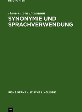 【预售】Synonymie Und Sprachverwendung: Verf...