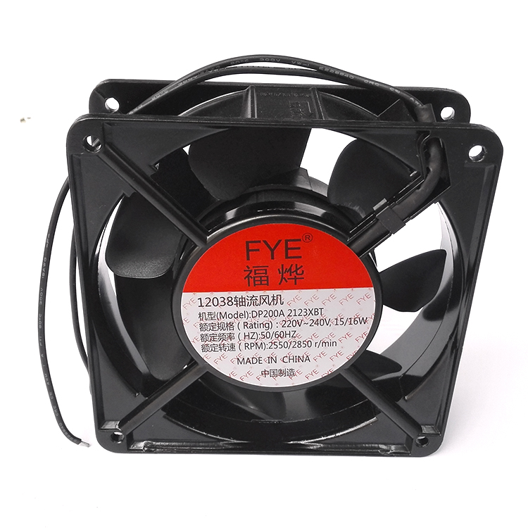 滚珠铜线散热12038 220V耐高温机箱风扇12cm DP200A2123XBT 包邮