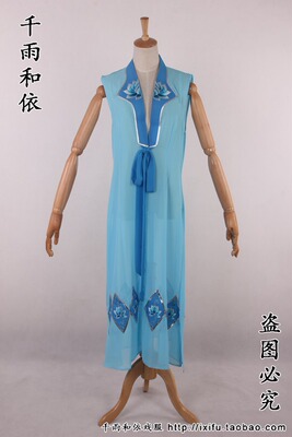 尼姑坎肩背心越剧戏服