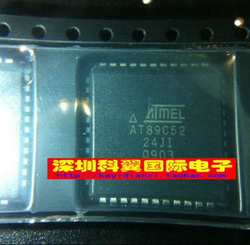 AT89C52 AT89C52-24JI 微控制器 8位单片机芯片PLCC-44