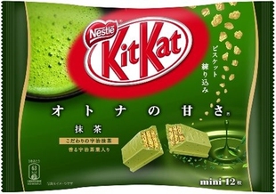 kitkat 雀巢 宇治抹茶绿茶味12枚奇巧 本土Nestle 日本