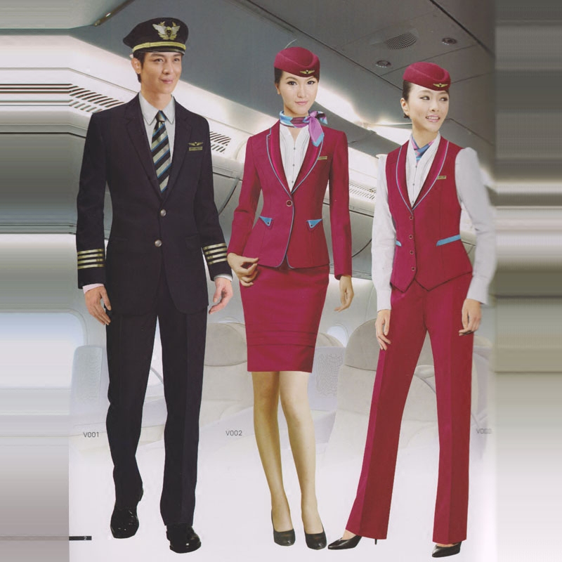 空姐制服航空制服空乘工作服酒店职业装工作服空乘专业学生服