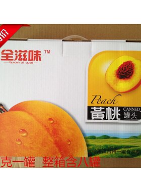 黄罐全滋味对开糖水罐头即食黄桃