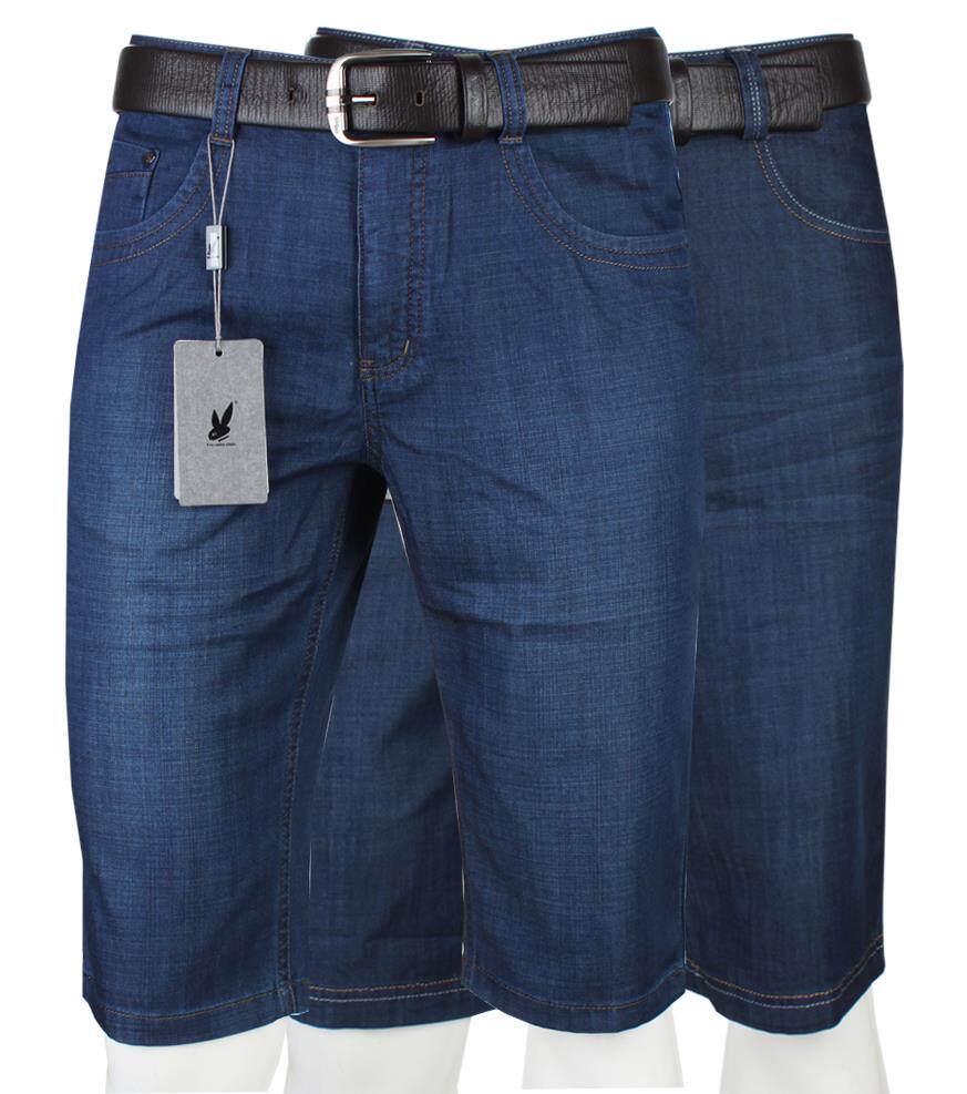 玉兔公子短裤男中腰薄款直筒五分裤男士商务休闲中裤牛仔裤夏季棉