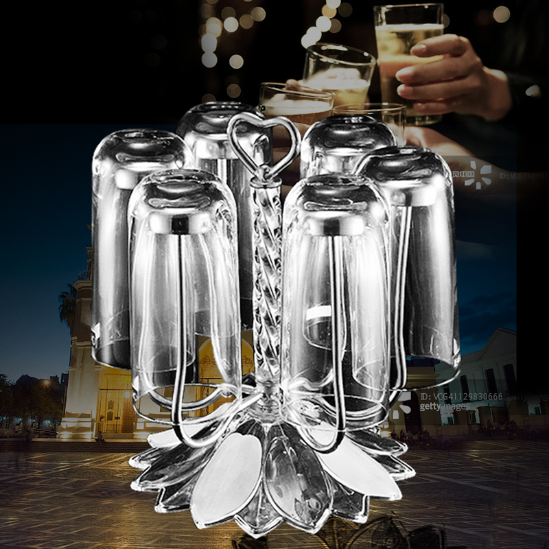 莱珍斯欧式创意挂杯架红酒杯架吊杯架倒挂悬挂果汁杯架沥水架