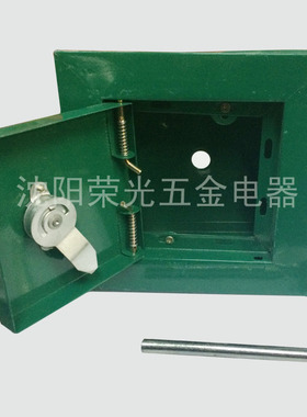 防雷测试盒防雷箱测试箱接地小型布线箱电阻箱墨绿色箱体加厚铁皮