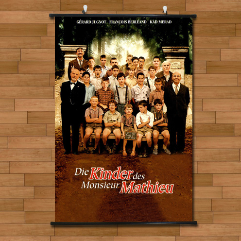 复古经典老电影海报有框挂轴画