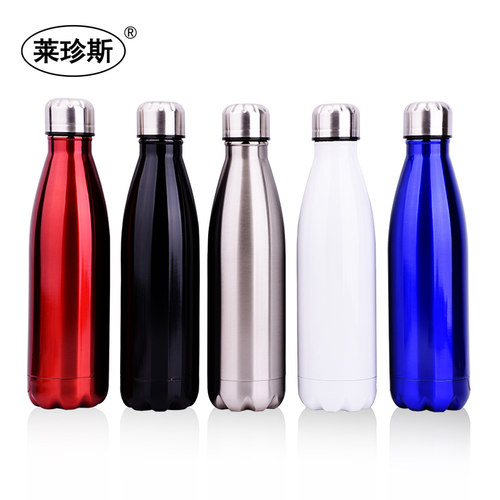 莱珍斯双层真空可乐啤酒瓶保温杯