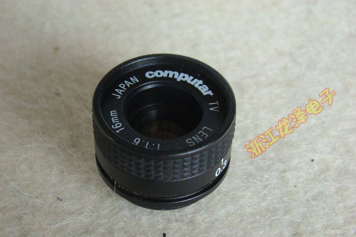 日本进口COMPUTAR TV LENS 1:1.6 16MM 工业镜头摄像镜头