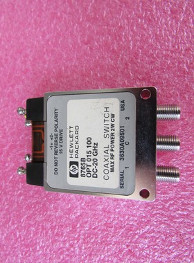 8765B Agilent SMA 15V DC-20GHz 单刀双掷 射频同轴开关