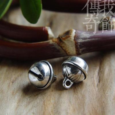 铃坠子铃铛藏银合金铃铛形状挂坠