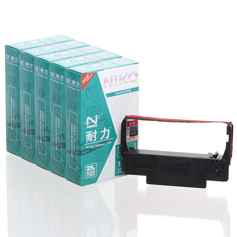 epson耐力爱普生黑红根装色带架