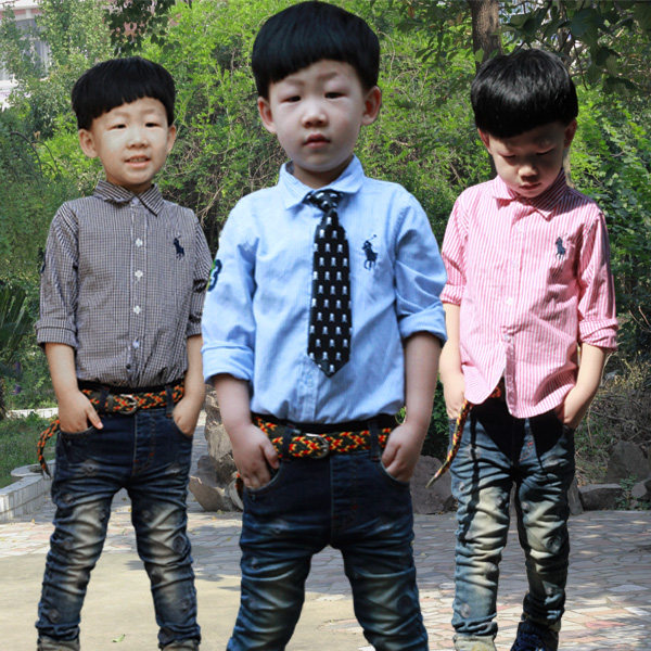 Chemise garcon à manche longue - Ref 2079288 Image 1