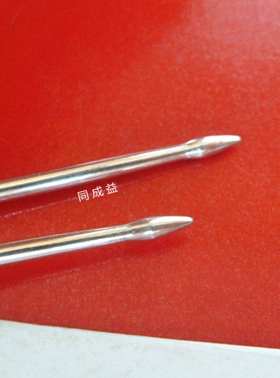 样品有99纯银针 88银硬针 七针银质员利针圆利梭形针可定做每只