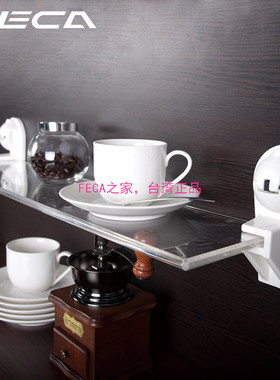 台湾FECA非卡正品吸盘P1王子置物架/厨房浴室用品收纳整理置物架