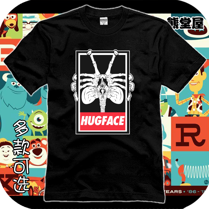 纯棉T恤短袖衣服 异形 铁血战士普罗米修斯