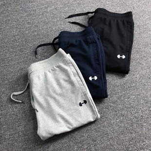 细腻毛圈棉舒适收脚长裤 运动休闲卫裤 外贸简约男式 春夏不起球