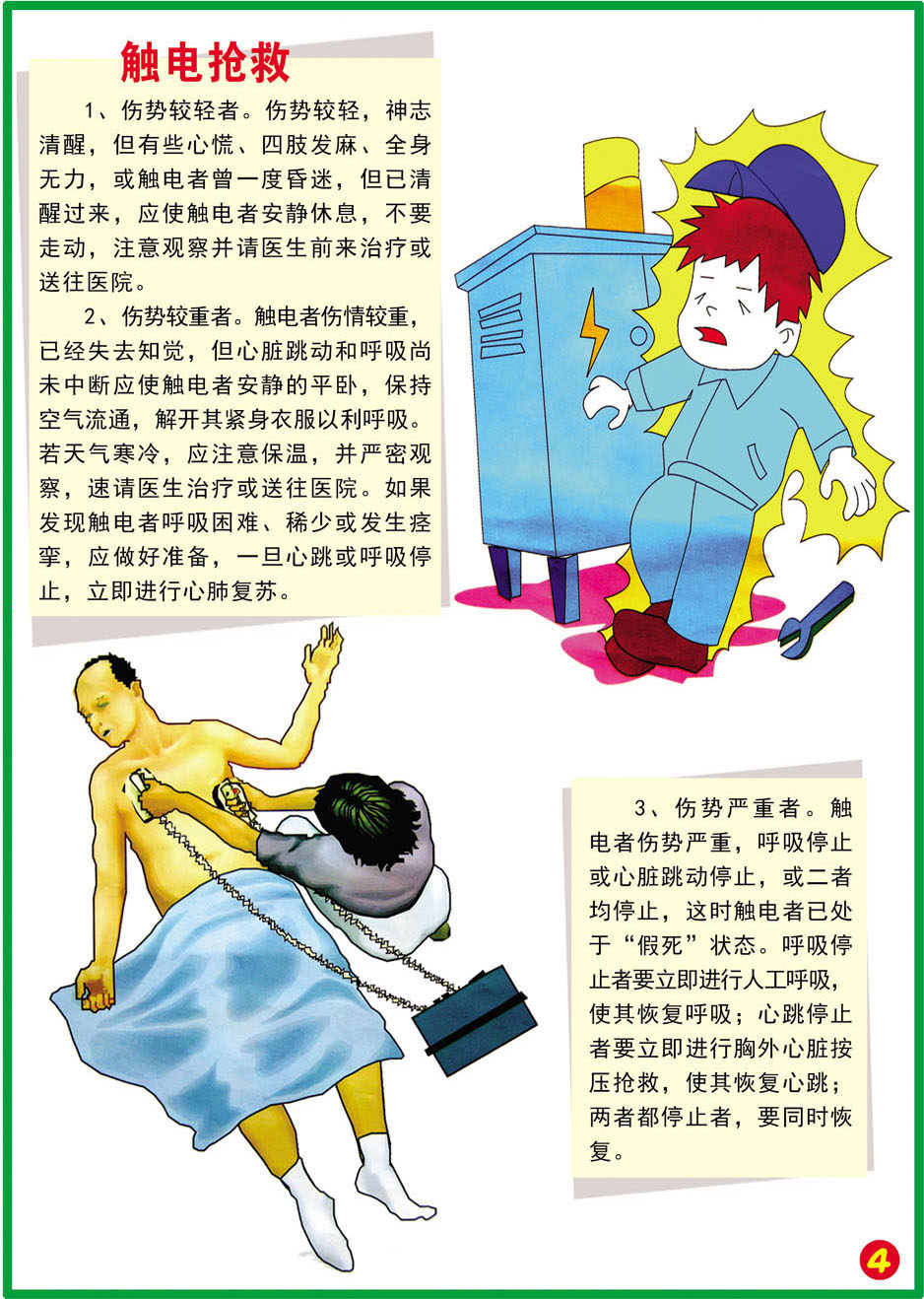 753海报印制展板写真喷绘211生产现场伤害与急救触电抢救