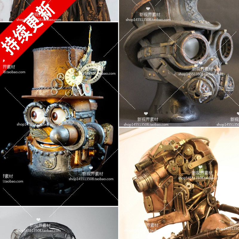 机械蒸汽朋克精选 cg设定游戏场景 原画图片美术参考素材大全