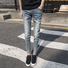 Jeans pour adolescent pieds Slim pour Quatre saisons - Ref 1461237 Image 45