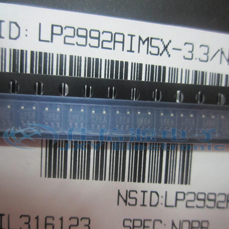 LP2992AIM5X-3.3 3.3V低压差稳压器 LDO 降压芯片5脚贴片SOT-23-5
