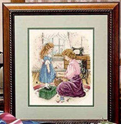 刘年锦绣正品dmc绣线非印花母爱