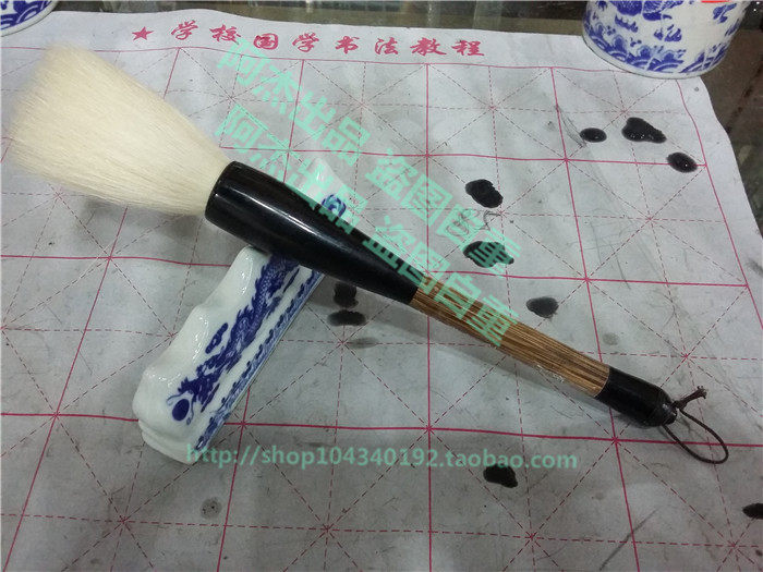 包邮特大号粗抓毛笔狼羊京抓大毛笔斗笔提字大楷书法对联春联纸