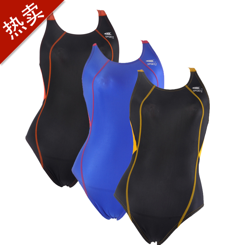 Sportz/赛勃鲨鱼装比赛款竞速型专业连体三角游泳衣8810