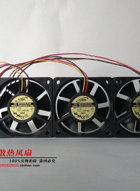 全新 协喜ADDA AD0612XB-C72GL 6020 12V 0.31A 3线电源机箱风扇