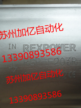 台湾锐力REXPOWER齿轮泵RGP-F203R  全新原装正品