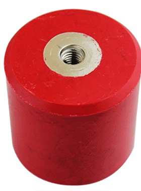 MNS高强度绝缘子60X80绝缘子 M12 M16红色圆柱形配电柜绝缘配件