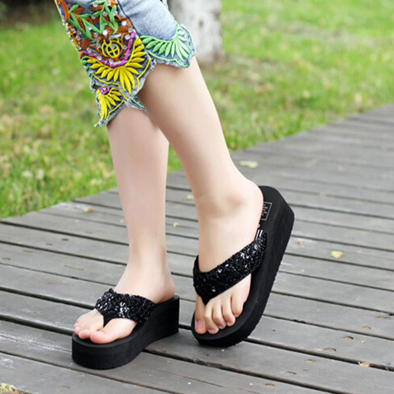 Sandales femme OTHER   en tissu paillete - Ref 2668333 Image 1