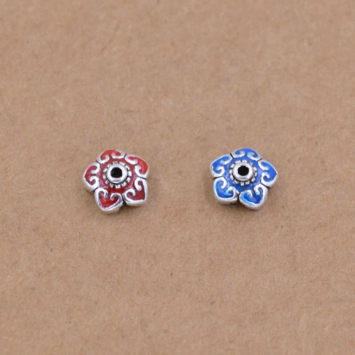 Эмаль, четки из круглых бусин, браслет из кварца, бусины с аксессуарами, серебро 925 пробы, «сделай сам»