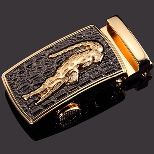 皮带头合金裤 新款 鳄鱼头男式 自动扣头 卡扣腰带头配3.5CM带 带头