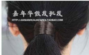 【嘉年华假发批发】假发发绳  假发古代古装盘发造型发束接发片女