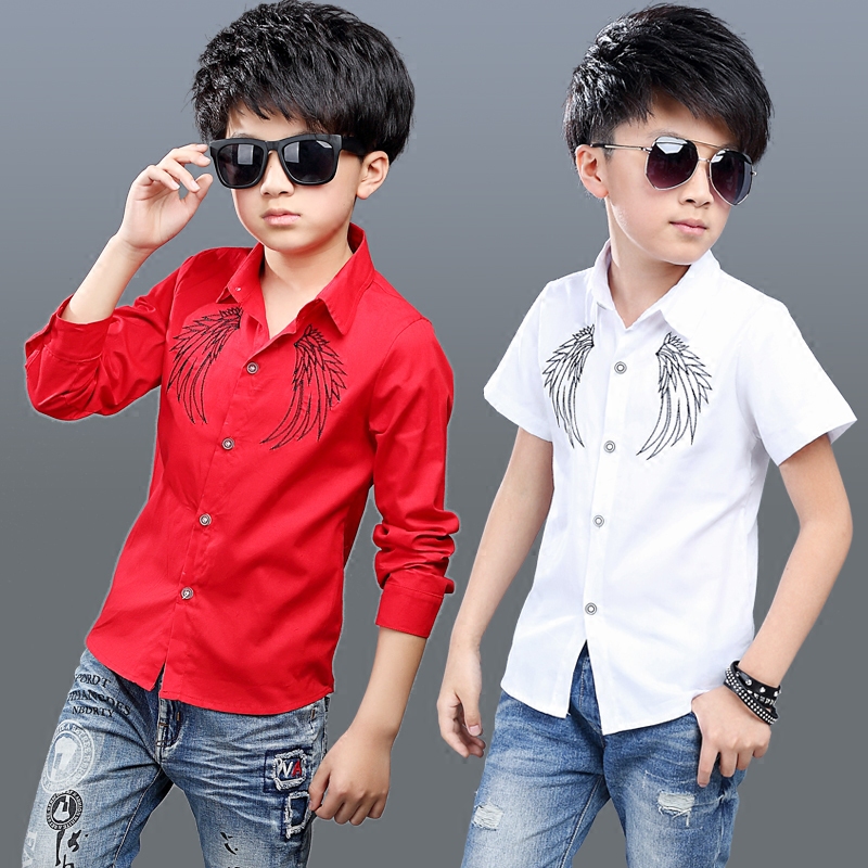 Chemise garcon à manche longue - Ref 2073684 Image 1