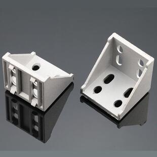 6060直角件 工业铝型材配件60*60强力铸铝外连接角件 6060角码