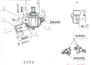 汽配塑料件设计制作模具开发 POM油箱锁组合一套注塑模具费模具费