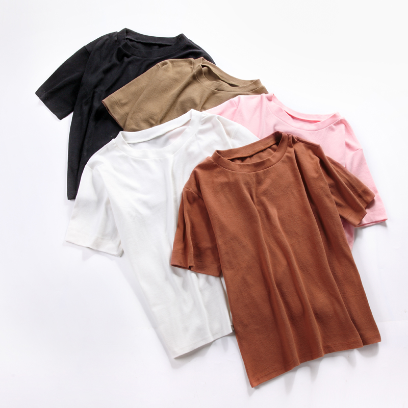 ´¿É«¶ÌÐätÐôÅ®º«°æ¿íËÉѧÉúÔËÞBF·ç¶Ì¿î°Ù´î°ëÐäÌåÐôt-shirt°×É«
