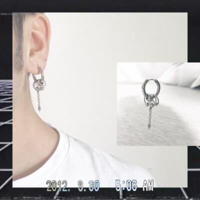 Ositer.M权志龙风格搭配利器耳环