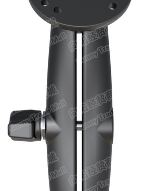 RAM-Mount RAM 63mm单圆盘1英寸球头底座 长连杆套件 AMP孔 B型