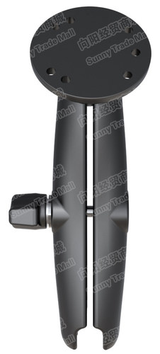 RAM-Mount RAM 63mm单圆盘1英寸球头底座 长连杆套件 AMP孔 B型